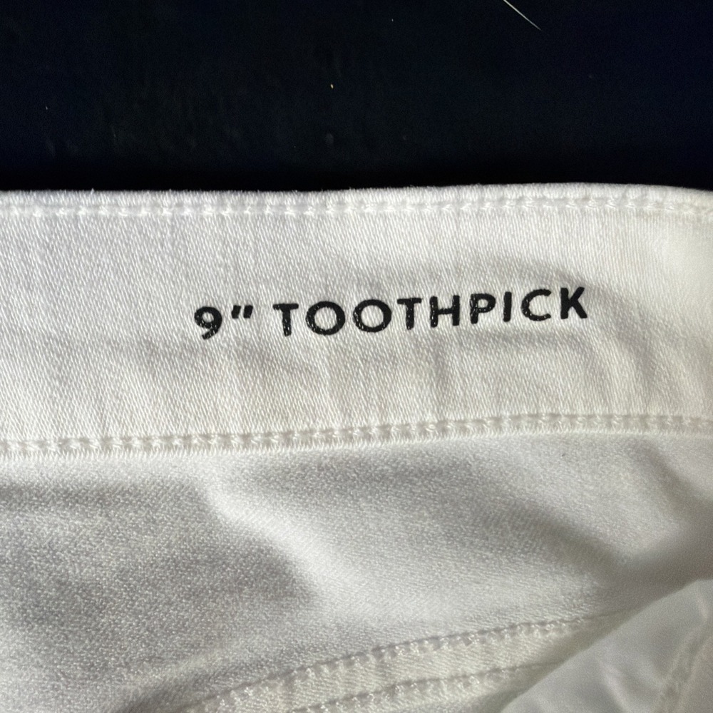 J CREW Skinny Jeans Women 27 LOT OF 3 - 1)Black 1)Blue 1)White 9" Rise Toothpick - Picture 10 of 16
